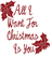 Vel Strijkletters All I Want For Christmas Glitter Rood - afb. 2