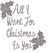 Vel Strijkletters All I Want For Christmas Glitter Regenboog - afb. 2