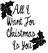 Vel Strijkletters All I Want For Christmas Nylon Grip Zwart - afb. 2