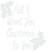 Vel Strijkletters All I Want For Christmas Design Carbon Wit - afb. 2