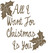 Vel Strijkletters All I Want For Christmas Design Panter - afb. 2