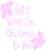 Vel Strijkletters All I Want For Christmas Metallics Roze Metallic - afb. 2