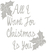 Vel Strijkletters All I Want For Christmas Flex Heather Grijs - afb. 2