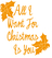 Vel Strijkletters All I Want For Christmas Flex Neon Oranje_ - afb. 2