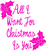 Vel Strijkletters All I Want For Christmas Flock Neon Roze - afb. 2