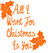 Vel Strijkletters All I Want For Christmas Flock Oranje - afb. 2