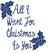 Vel Strijkletters All I Want For Christmas Holografische Blauw - afb. 2