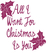 Vel Strijkletters All I Want For Christmas Flex Cardinaal Rood - afb. 2