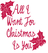Vel Strijkletters All I Want For Christmas Glitter Cherry - afb. 2