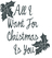 Vel Strijkletters All I Want For Christmas Glitter Grey Glitter 459 - afb. 2