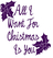 Vel Strijkletters All I Want For Christmas Glitter Purple Glitter 424 - afb. 2