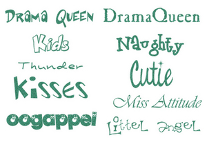 Vel Strijkletters Bijnamen Glitter Emerald Glitter 427 - afb. 2