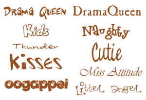 Vel Strijkletters Bijnamen Glitter Copper 426 - afb. 2