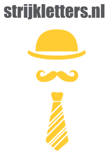 Vel Strijkletters Bolhoed Metallics Geel Metallic - afb. 1