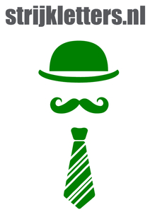 Vel Strijkletters Bolhoed Metallics Groen Metallic - afb. 1