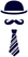 Vel Strijkletters Bolhoed Flock Navy Blauw - afb. 2