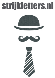 Vel Strijkletters Bolhoed Glitter Grey Glitter 459 - afb. 1