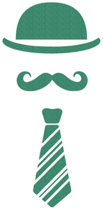 Vel Strijkletters Bolhoed Glitter Emerald Glitter 427 - afb. 2