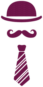 Vel Strijkletters Bolhoed Glitter Hot Pink Glitter 432 - afb. 2