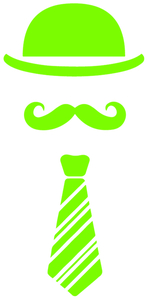 Vel Strijkletters Bolhoed Metallics Lime Metallic - afb. 2