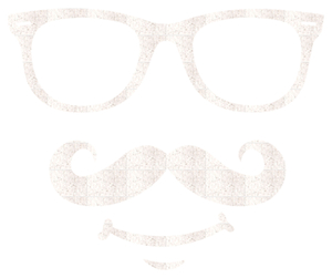 Vel Strijkletters Bril 1 Glitter White Glitter 444 - afb. 2