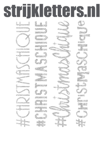 Vel Strijkletters Christmas Chique Glitter Silver 450 - afb. 1
