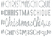 Vel Strijkletters Christmas Chique Mirror Zilver - afb. 2