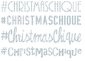 Vel Strijkletters Christmas Chique Design Metaalpop - afb. 2
