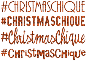 Vel Strijkletters Christmas Chique Design Zebra Tijger - afb. 2