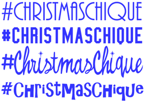 Vel Strijkletters Christmas Chique Flex Pacific Blauw - afb. 2