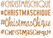 Vel Strijkletters Christmas Chique Glitter Old Gold - afb. 2