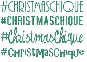 Vel Strijkletters Christmas Chique Glitter Emerald Glitter 427 - afb. 2