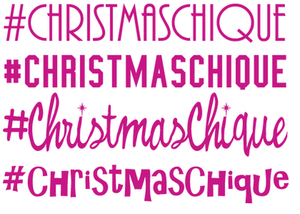 Vel Strijkletters Christmas Chique Flex Framboos - afb. 2