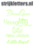 Vel Strijkletters Cutie Glow in the Dark - afb. 1