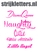 Vel Strijkletters Cutie Glow in the Dark Roze - afb. 1