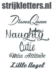 Vel Strijkletters Cutie Glitter Grey Glitter 459 - afb. 1