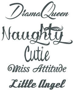 Vel Strijkletters Cutie Glitter Grey Glitter 459 - afb. 2