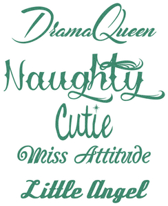 Vel Strijkletters Cutie Glitter Emerald Glitter 427 - afb. 2