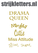 Vel Strijkletters Drama Queen Glitter Goud - afb. 1