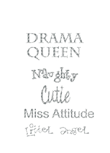 Vel Strijkletters Drama Queen Design Zebra - afb. 2