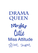 Vel Strijkletters Drama Queen Glitter Royal Blue - afb. 2