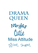 Vel Strijkletters Drama Queen Glitter Blue - afb. 2