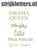 Vel Strijkletters Drama Queen Glitter Light Green - afb. 1