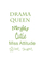 Vel Strijkletters Drama Queen Glitter Light Green - afb. 2