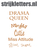 Vel Strijkletters Drama Queen Glitter Old Gold - afb. 1