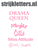 Vel Strijkletters Drama Queen Glitter Neon Pink Glitter 448 - afb. 1
