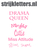 Vel Strijkletters Drama Queen Glitter Neon roze Glitter - afb. 1