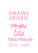 Vel Strijkletters Drama Queen Glitter Neon Pink Glitter 448 - afb. 2