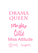 Vel Strijkletters Drama Queen Glitter Neon roze Glitter - afb. 2