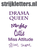 Vel Strijkletters Drama Queen Glitter Purple Glitter 424 - afb. 1